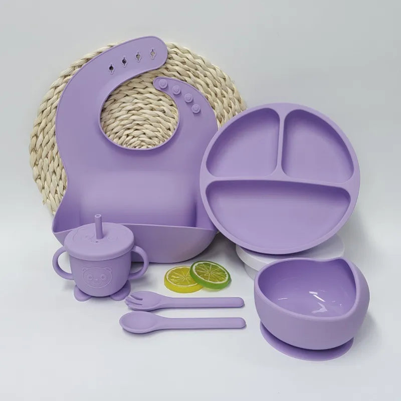 Silicone Suction Placemat & Feeding Set