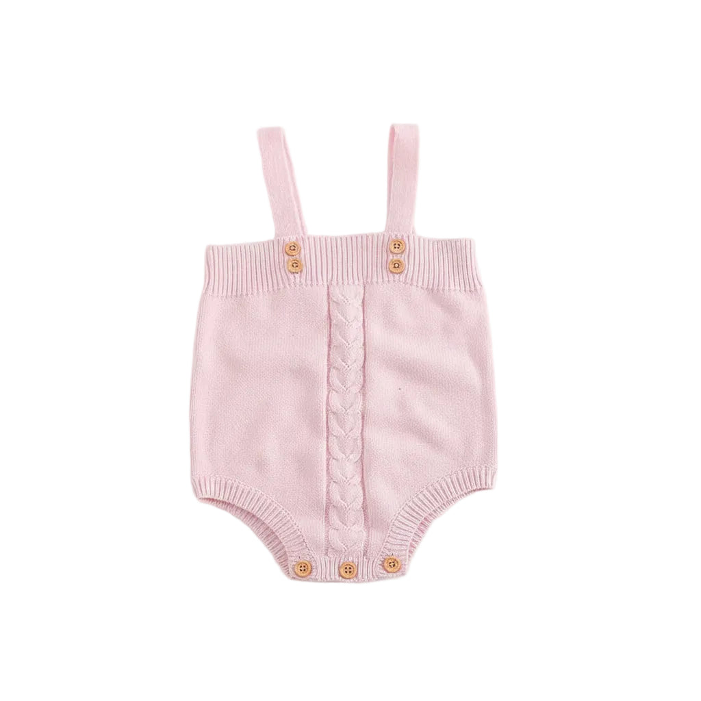 Knitted baby onesies