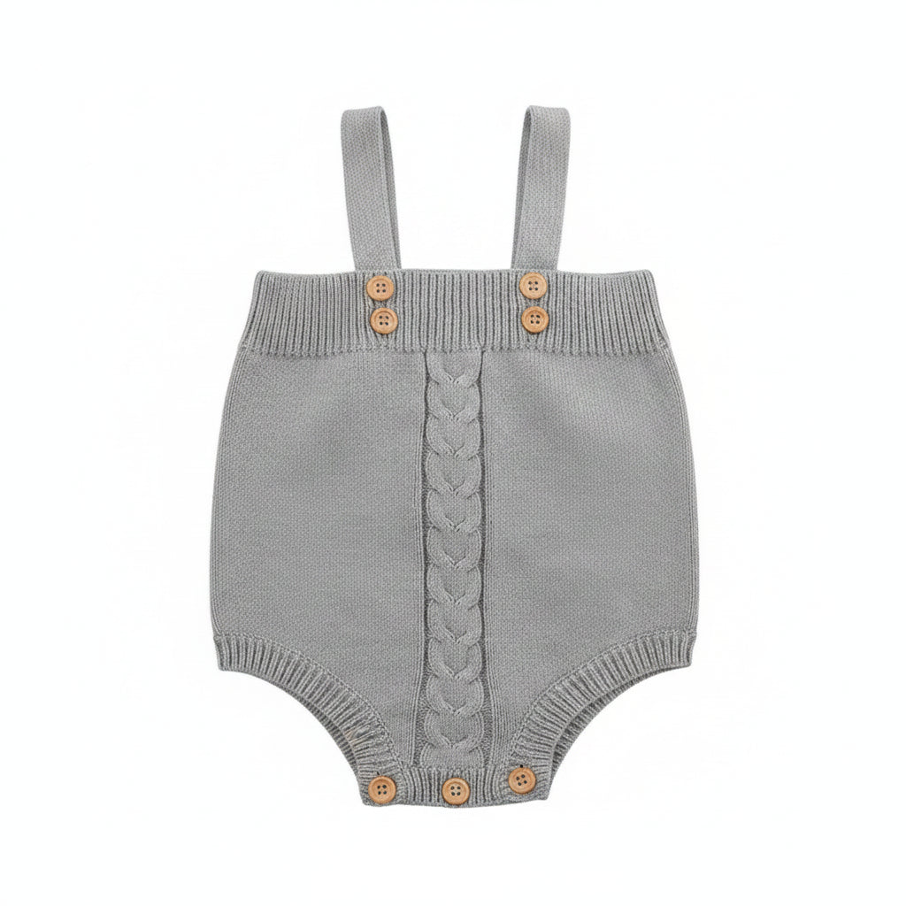 Knitted baby onesies