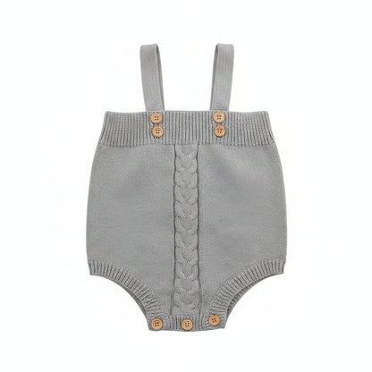 Knitted baby onesies