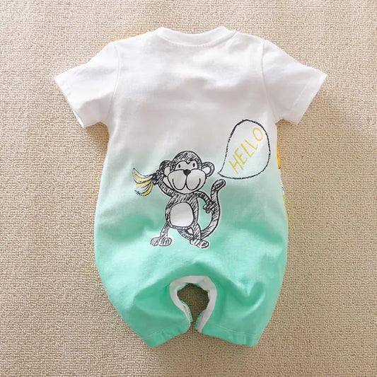 Spring And Autumn New Baby Onesies