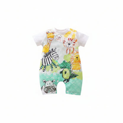 Spring And Autumn New Baby Onesies