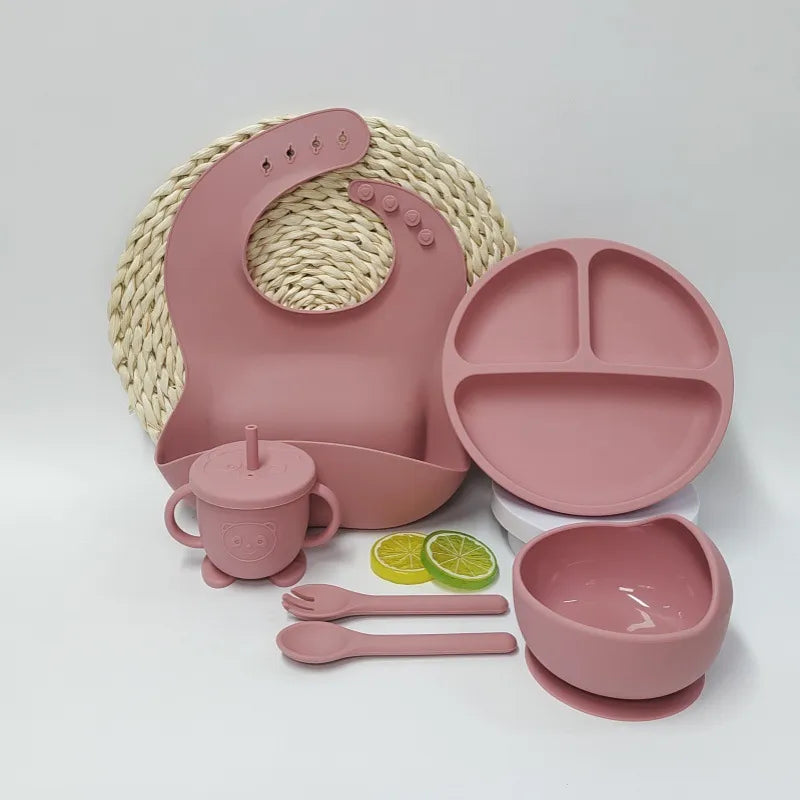 Silicone Suction Placemat & Feeding Set