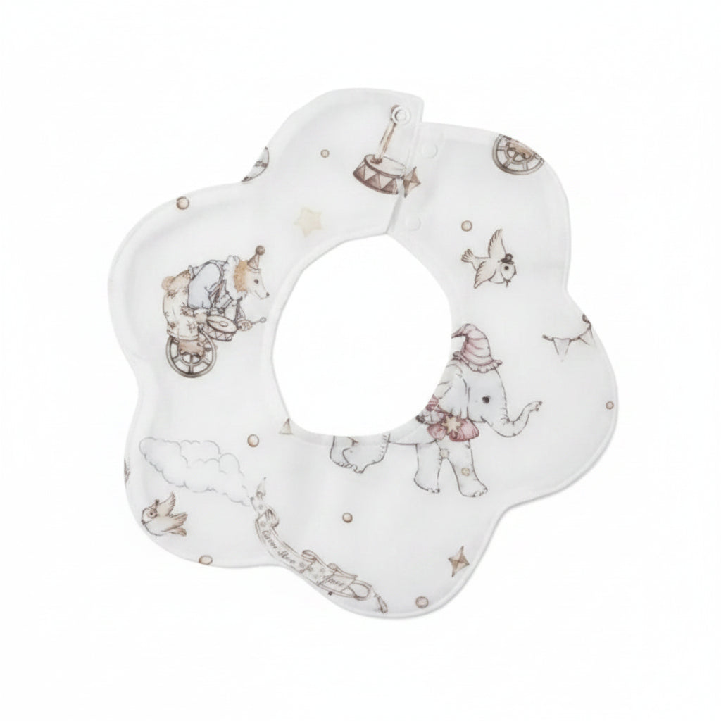 Petal Bamboo Cotton Waterproof Kids Bib Waterproof Baby Burp Cloth