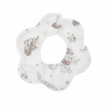 Petal Bamboo Cotton Waterproof Kids Bib Waterproof Baby Burp Cloth