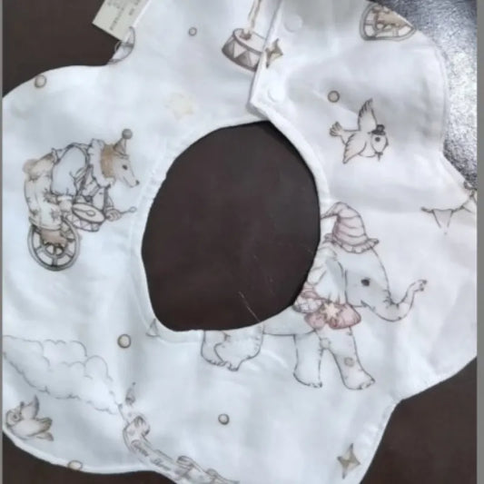 Petal Bamboo Cotton Waterproof Kids Bib Waterproof Baby Burp Cloth