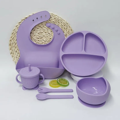 Silicone Suction Placemat & Feeding Set