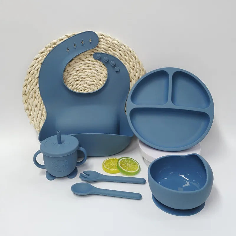 Silicone Suction Placemat & Feeding Set