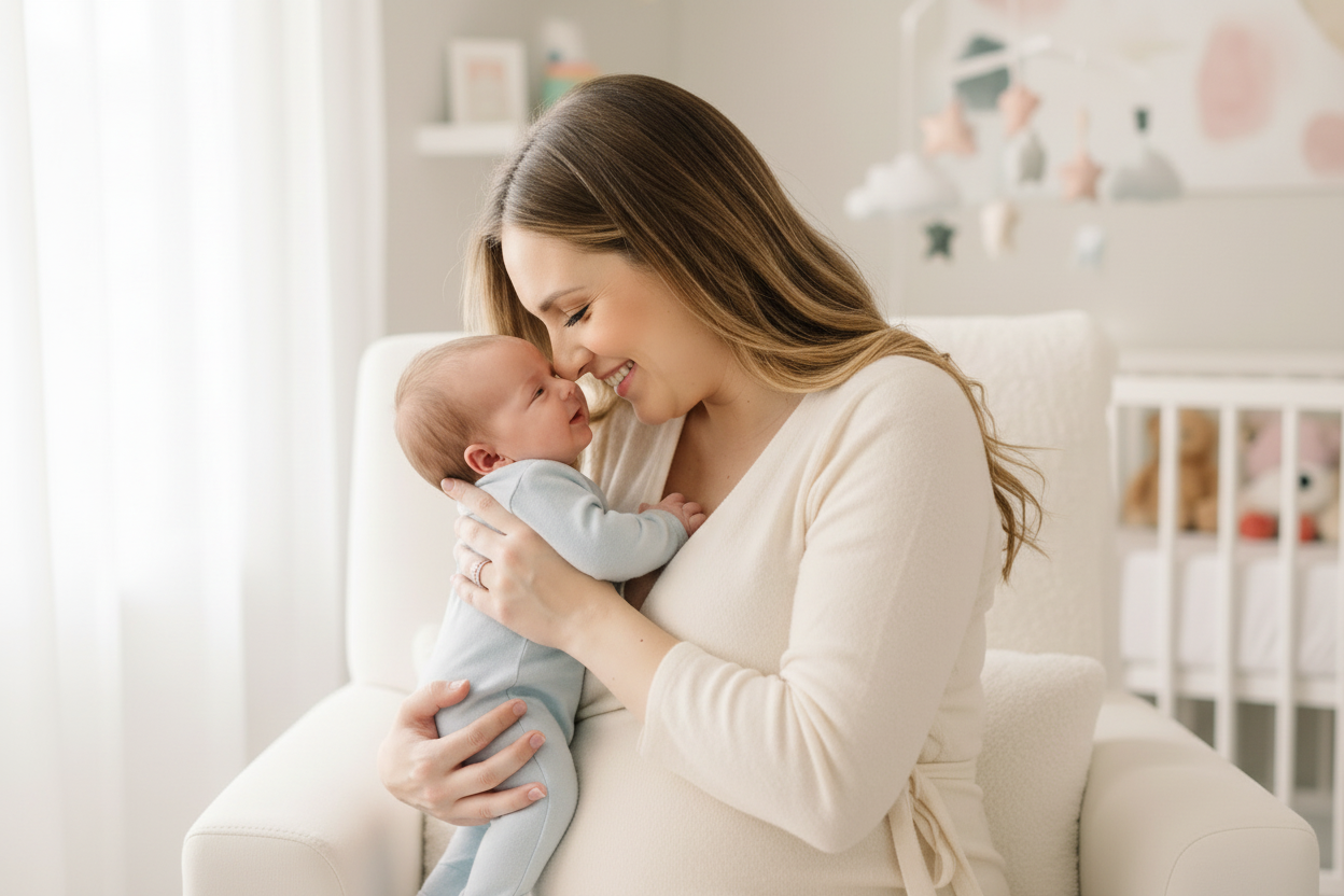 add humans a mother and a baby