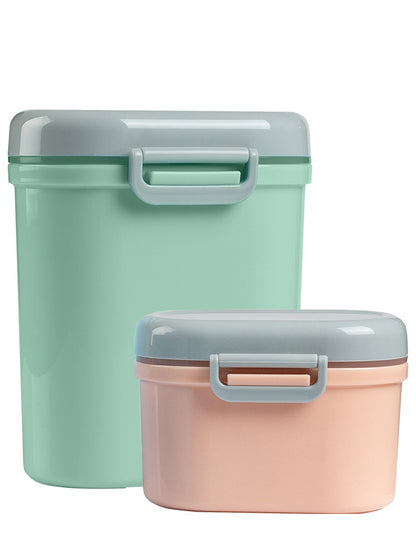 Milk Powder Storage Box with Latch Lid