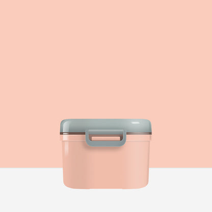Milk Powder Storage Box with Latch Lid