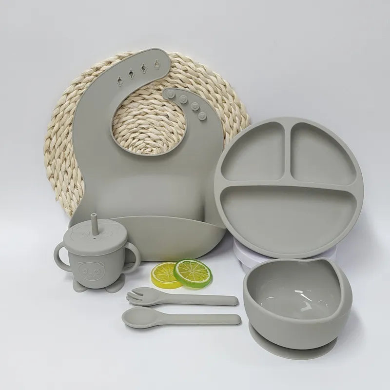 Silicone Suction Placemat & Feeding Set