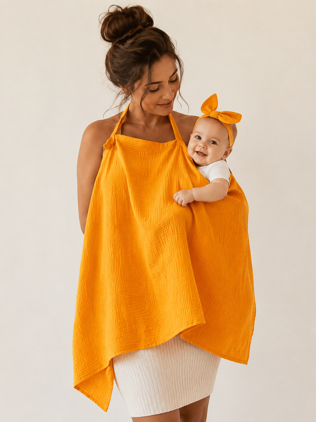 Nursing Cover Set with Ring Teether and Storage Pouch