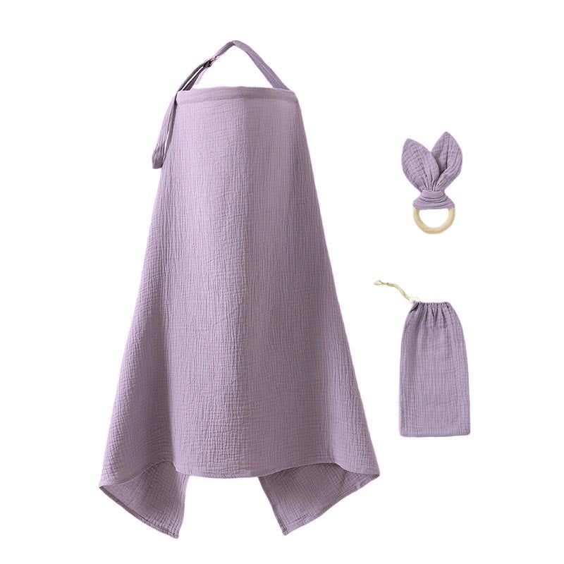Nursing Cover Set with Ring Teether and Storage Pouch