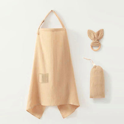 Nursing Cover Set with Ring Teether and Storage Pouch