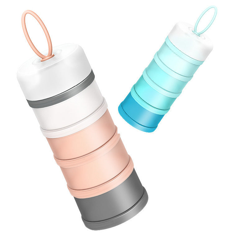 Stackable Food Storage Container Set with Loop Lid