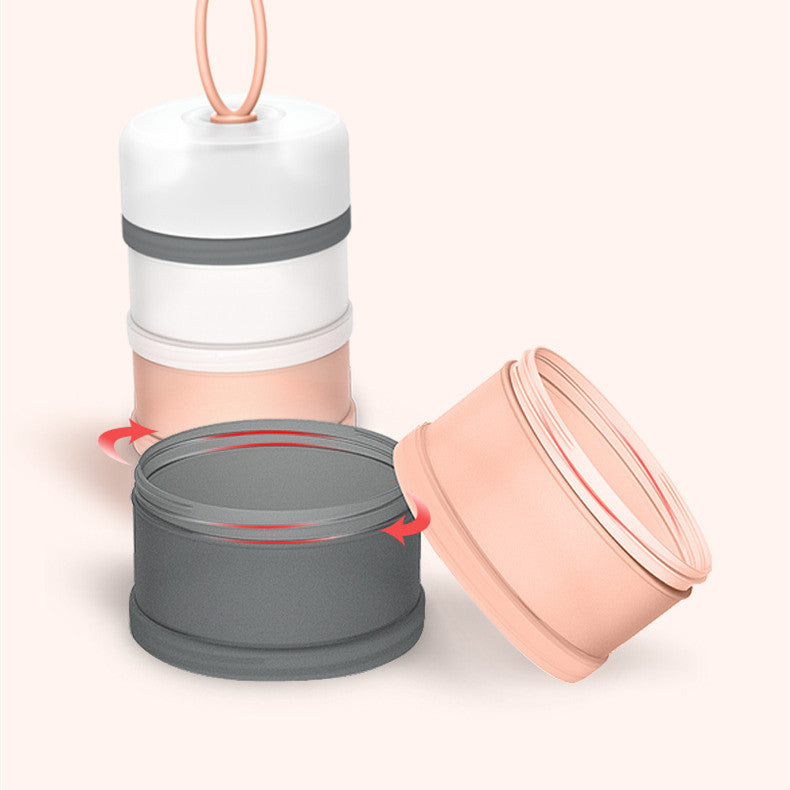 Stackable Food Storage Container Set with Loop Lid