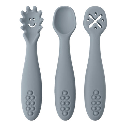 Three-Piece Feeding Spoon Set with Shaped Heads